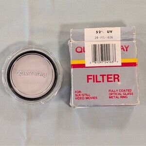 NEW Quantary 52mm UV Filter